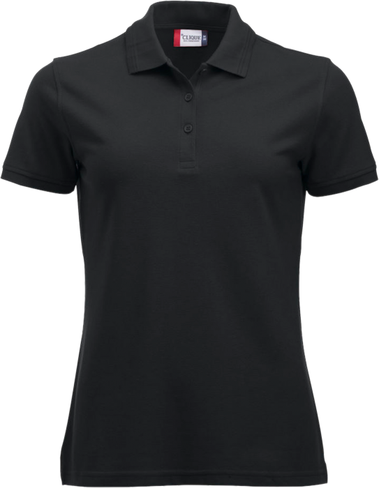 Clique - Manhatten Polo Tee Women - Schwarz