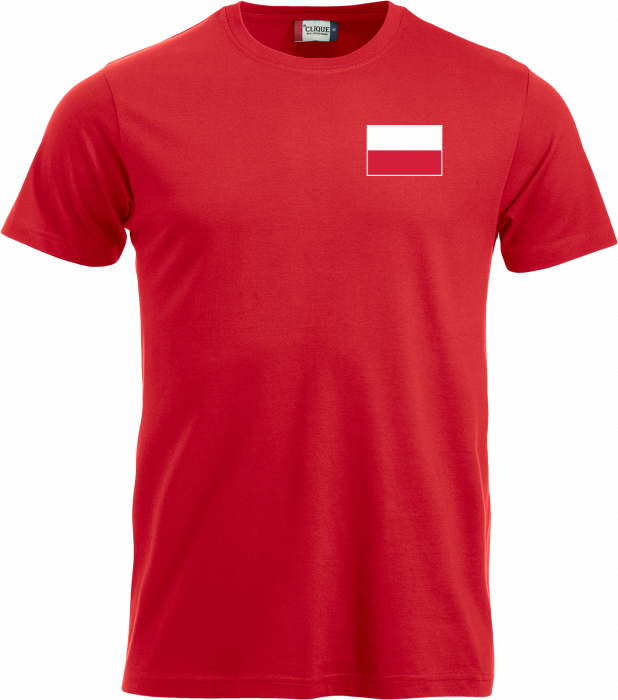 Clique - Country Jersey - Poland - Rood