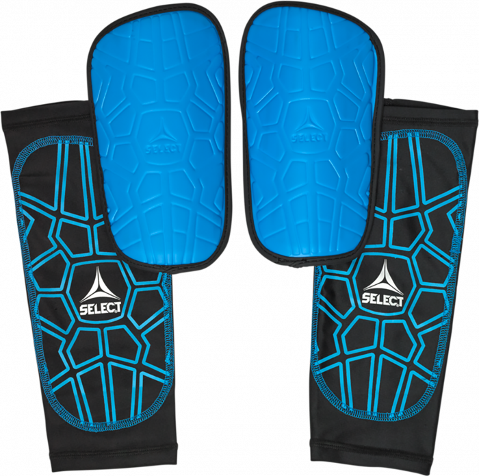 Select - Super Safe Shin Guards V23 - Blauw & zwart