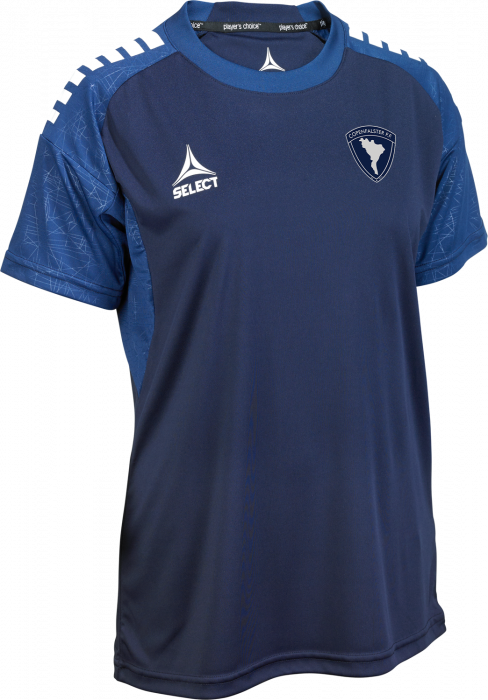 Select - Copenfalster Training T-Shirt Women - Azul marino & blanco